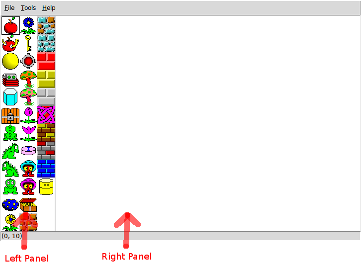 Zeek the Geek Designer interface showing item panel and puzzle stage